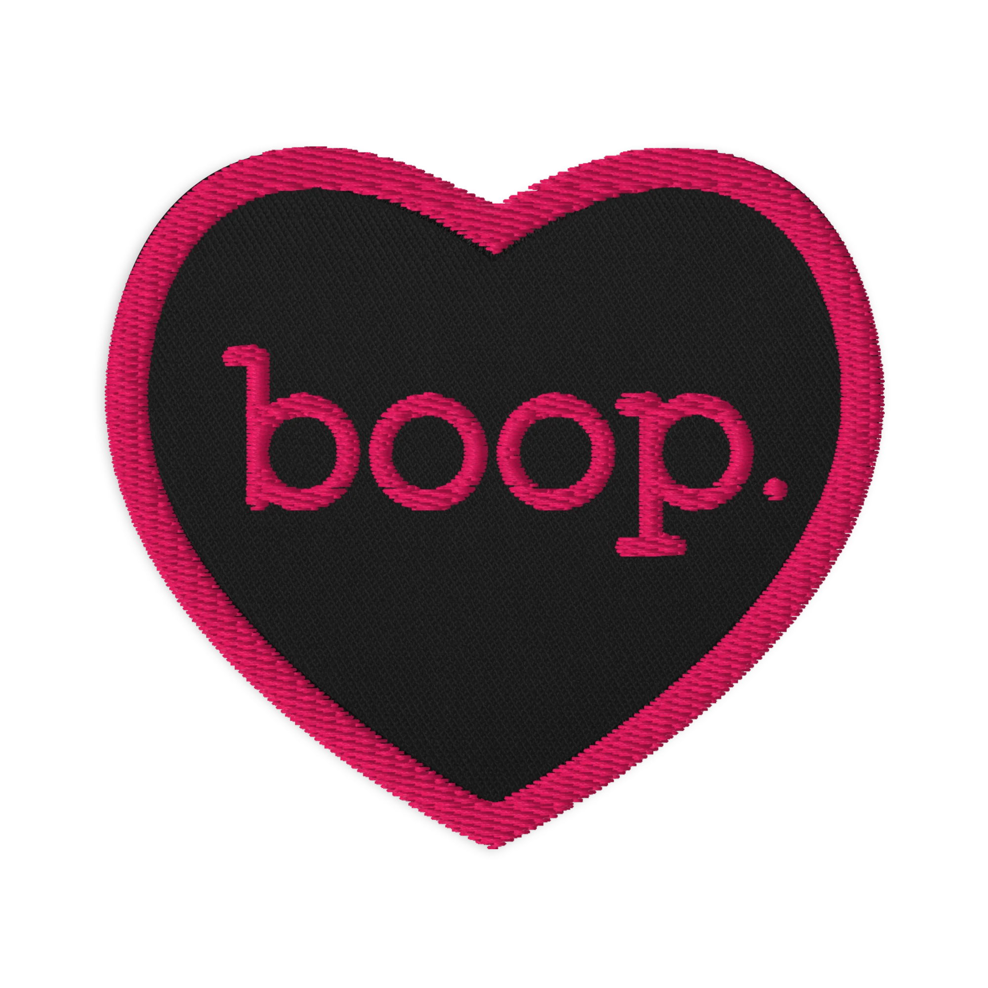 boop Embroidered Patch, Heart - Jackson Galaxy