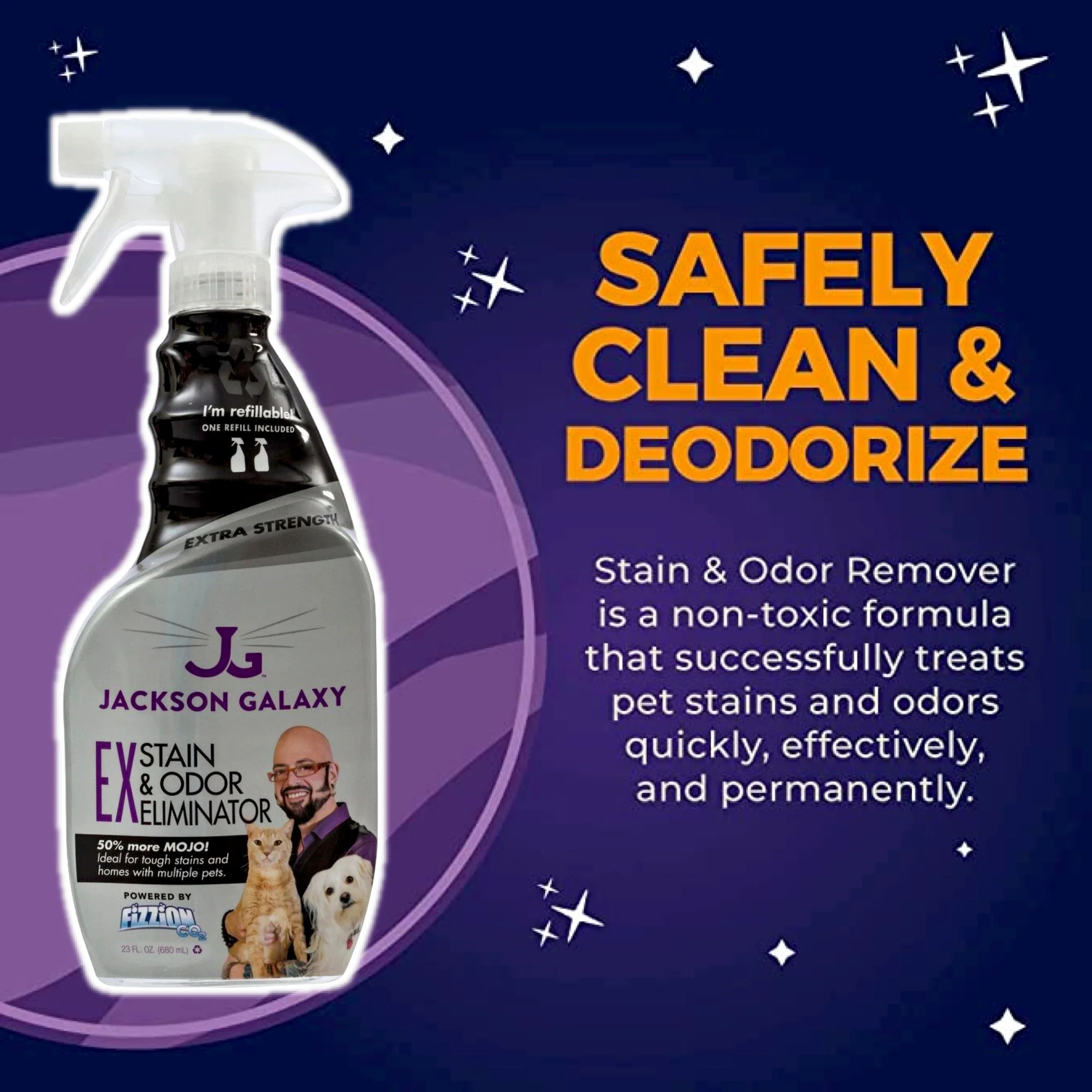 EX Stain & Odor Eliminator (23oz) - Pet Odor Eliminator - Image 3