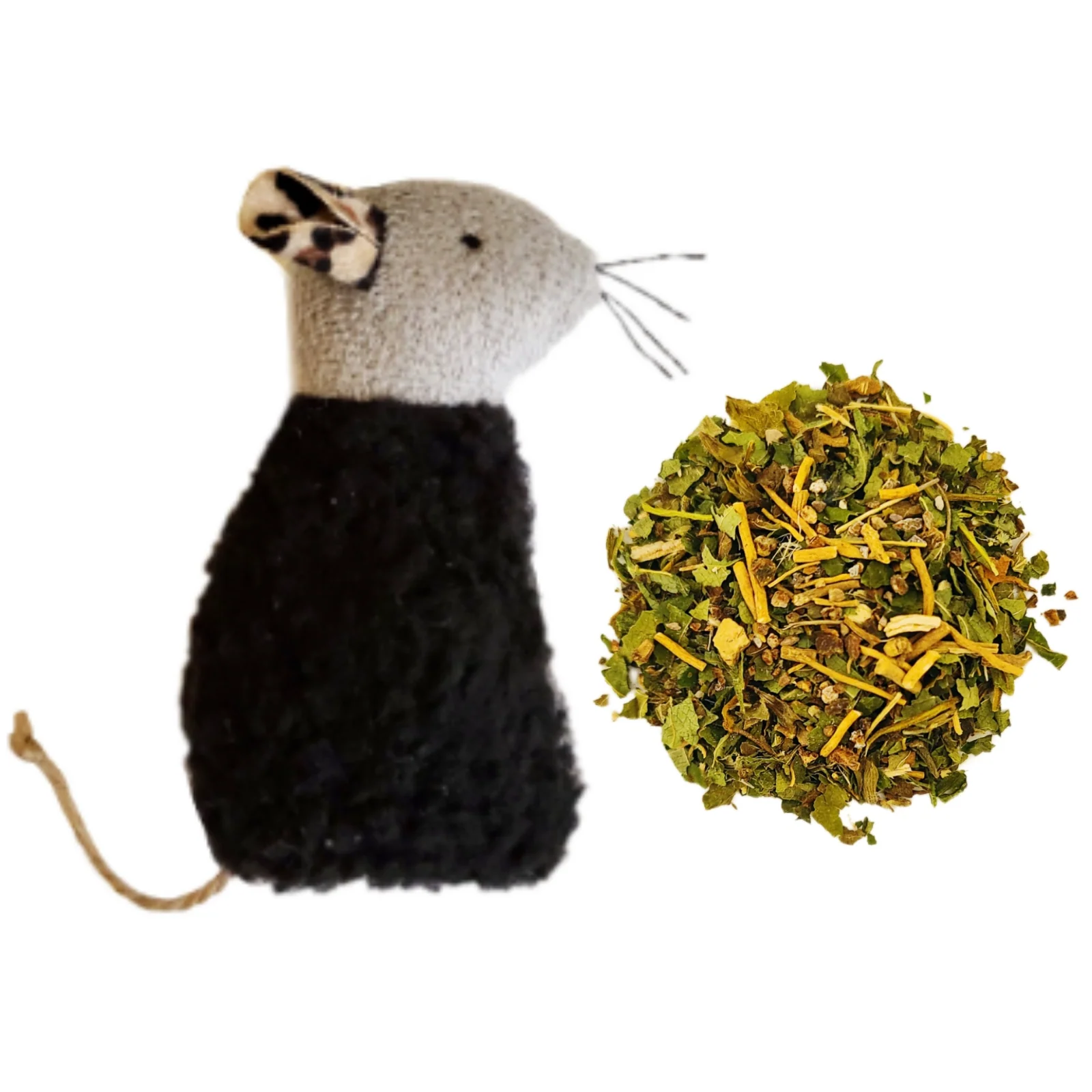Silvervine & Catnip Alternative Blend - 2 Pack Refillable Mice (catnip free!) by Space Kitty Express - Image 3