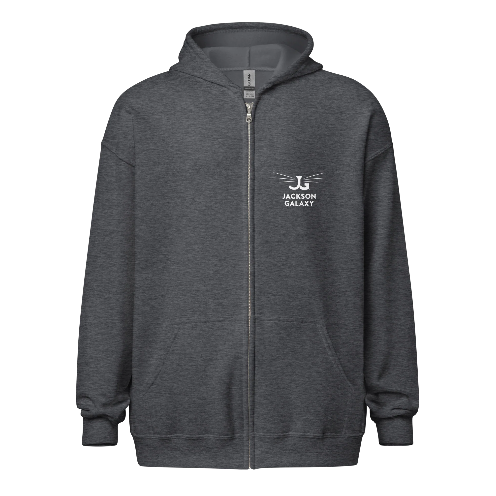 Cat Nerd Unisex Heavy Blend Zip Hoodie - Jackson Galaxy - Image 2