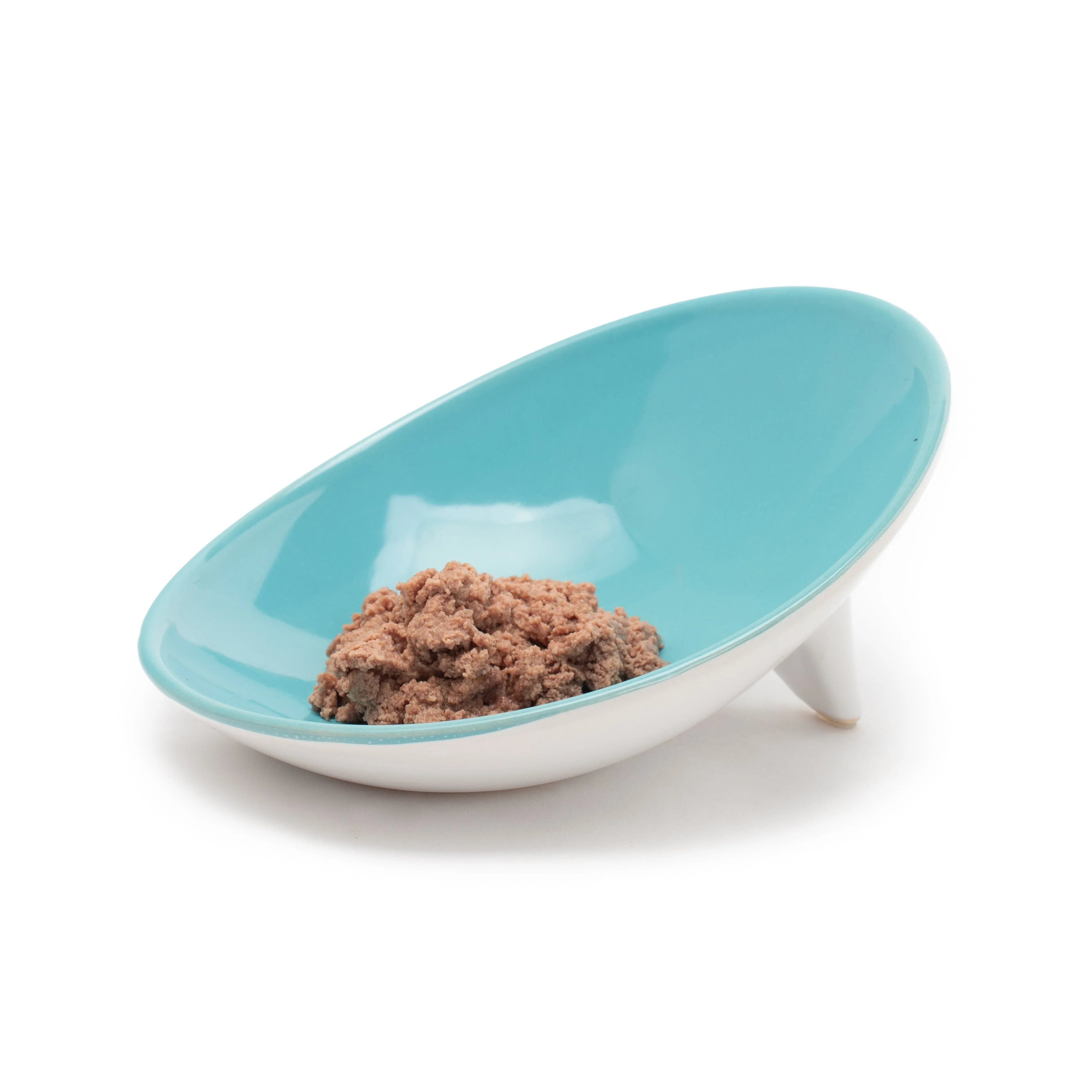 Whiskerware Ceramic Tilted Bowl - Image 4